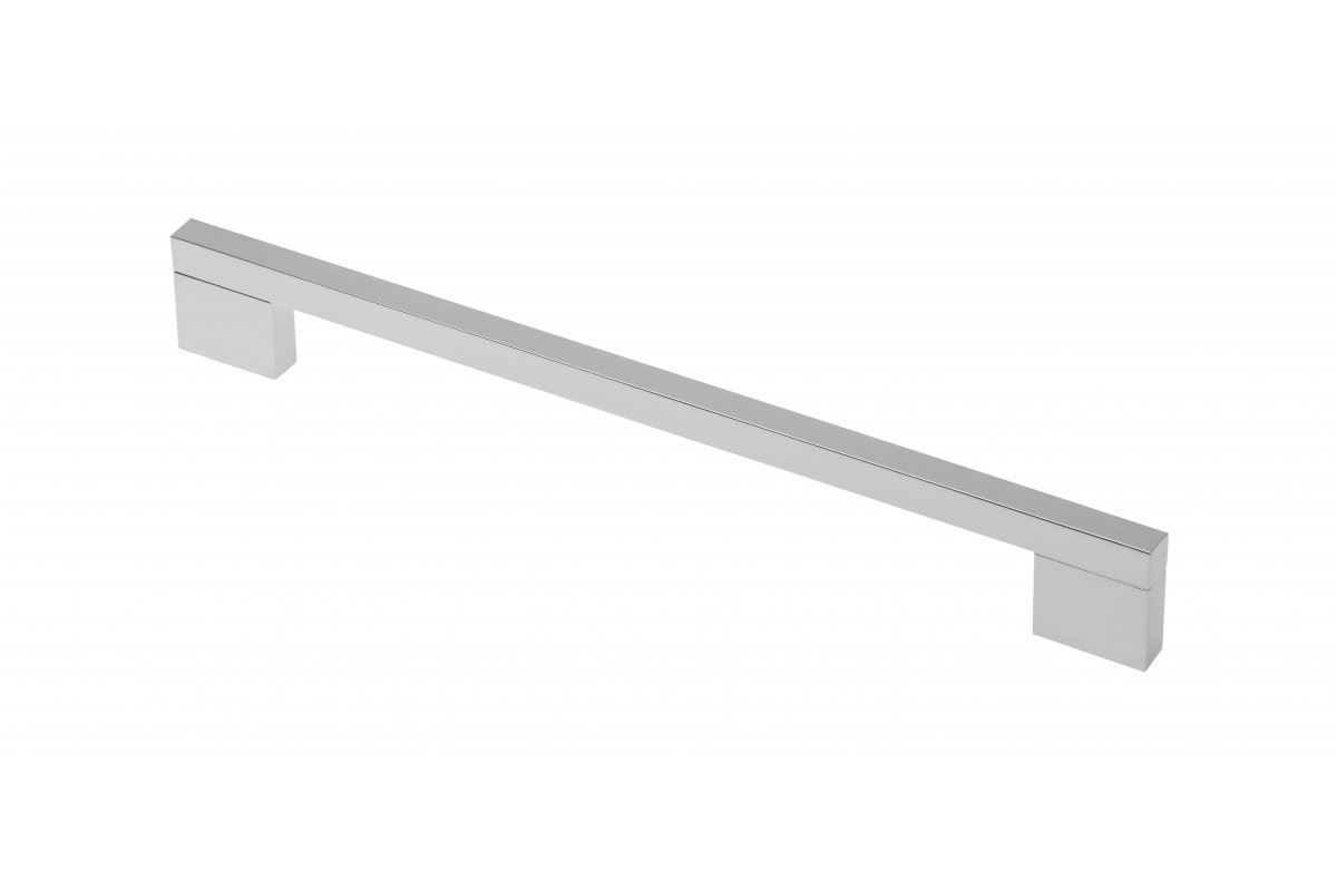 Aluminium handle A18 C=160mm chrome 1208965459 - Productafbeelding