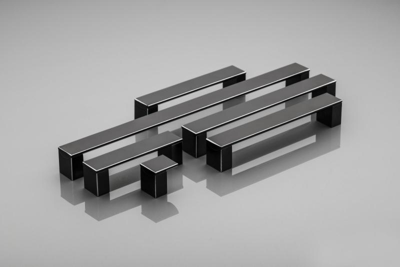 Aluminium handle ARES C=192mm black 1208965475