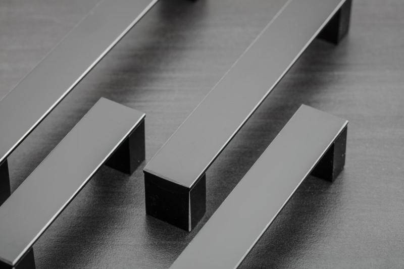 Aluminium handle ARES C=256mm black 1208965477