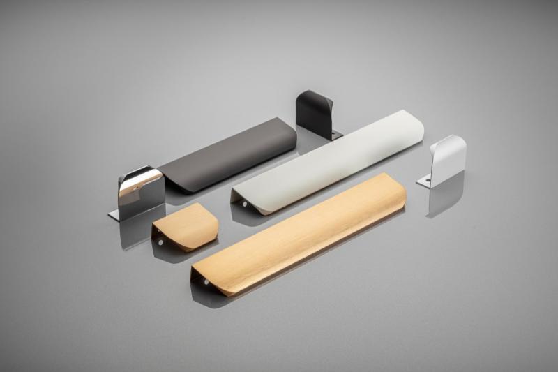 Aluminium handle HEXA C=192 mm brushed gold 1208965526