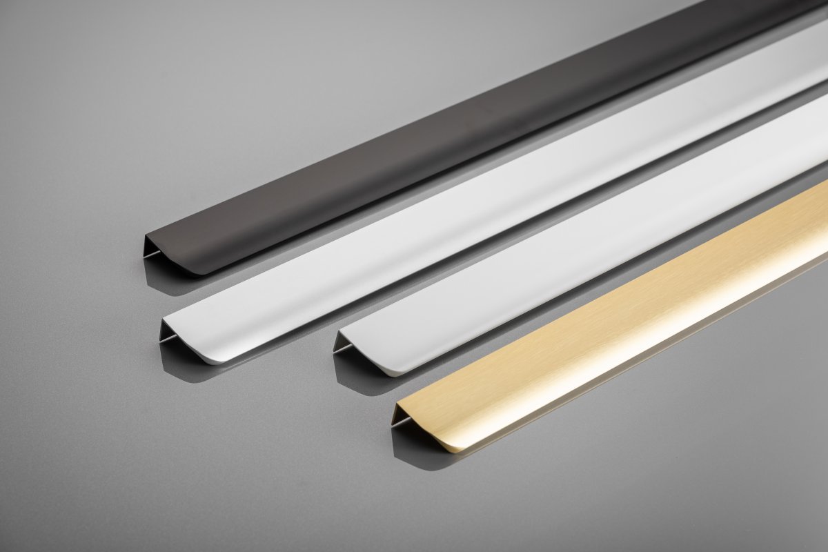 Aluminium handle HEXA C=96 mm chrome 1208965547 - Productafbeelding 2