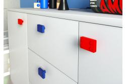 Rubber handle Block red 1208965668