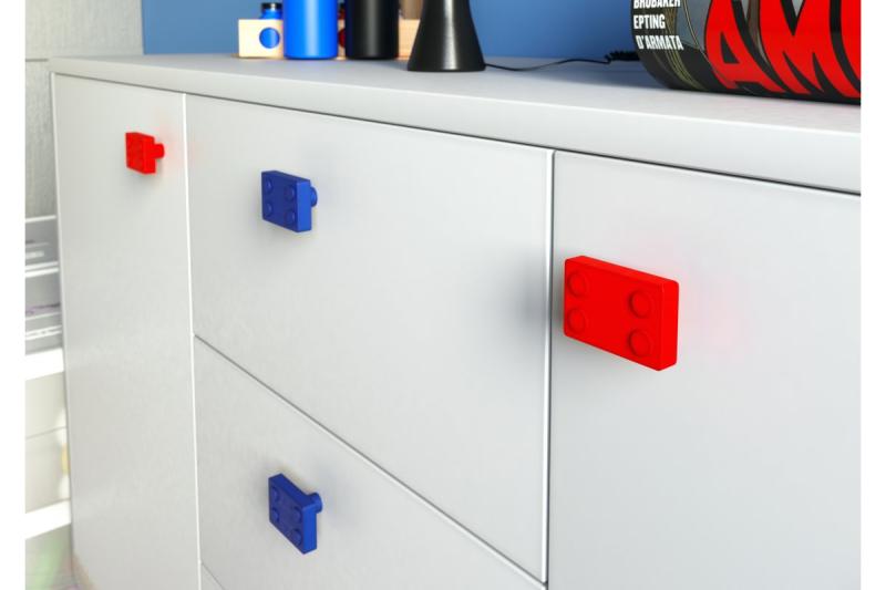 Rubber handle Block blue 1208965669