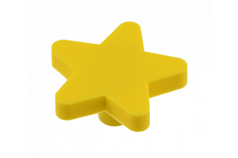 Rubber handle Star yellow 1208965690