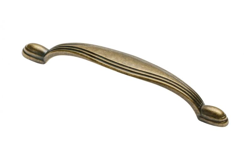 Zamak handle 10 C=96mm antique brass 1208965737