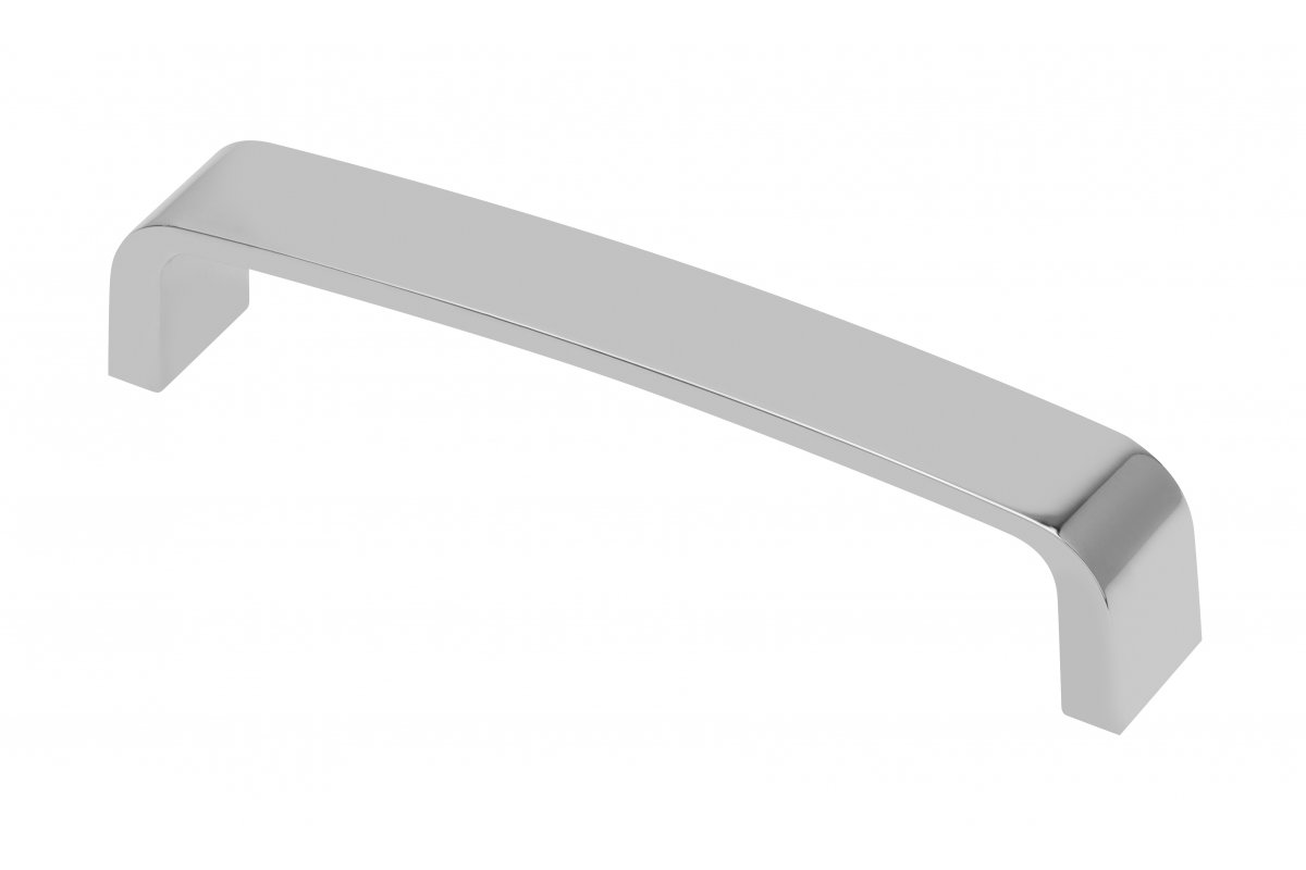 Zamak handle G133 C=128mm chrome 1208965744 - Productafbeelding