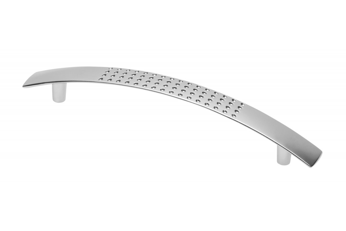 Zamak handle 14 C=128mm aluminium 1208965755 - Productafbeelding