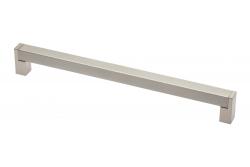 Zamak handle 334 C=256mm brushed steel 1208965759