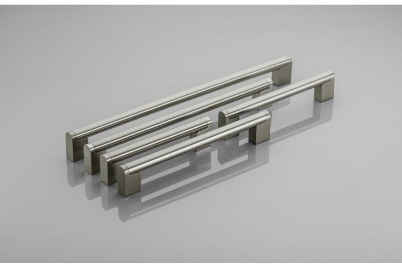 Zamak handle 336 C=320mm brushed steel 1208965769