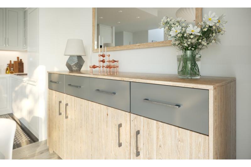 Zamak handle 819 l=192 antique silver 1208965830