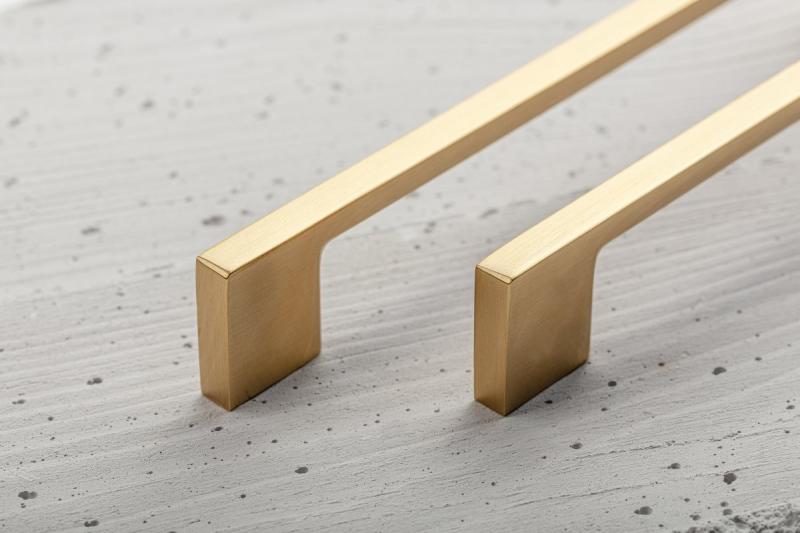 819 zamak handle, C - 256 mm, brass 1208965846