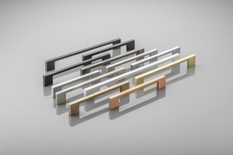 819 zamak handle, C - 256 mm, brass 1208965846