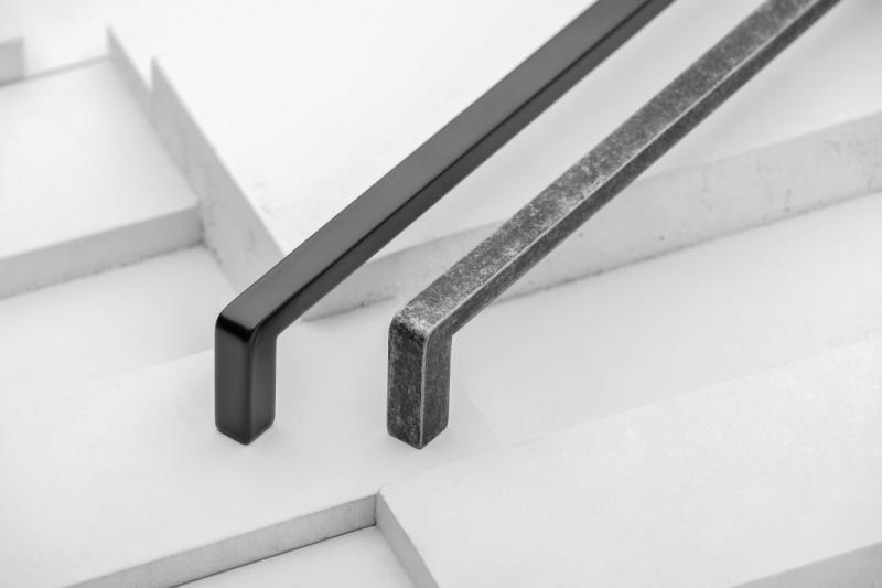 Zamak handle BAGIO C=320 mm black matt 1208965912