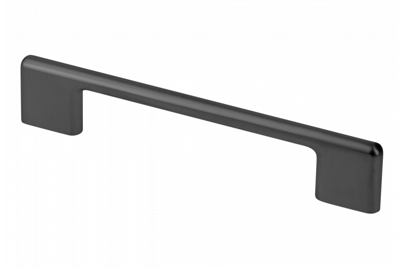 Zamak handle CAPRI, C = 128 mm, matt black 1208965942