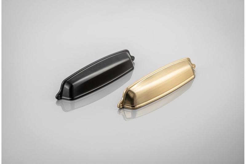 Zamak handle EVER C = 128 mm champagne 1208965994