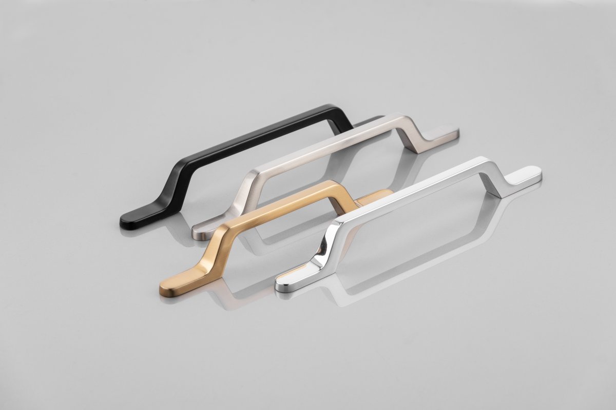 Zamak handle FLAVIO C=96 mm chrome 1208966029 - Productafbeelding 3