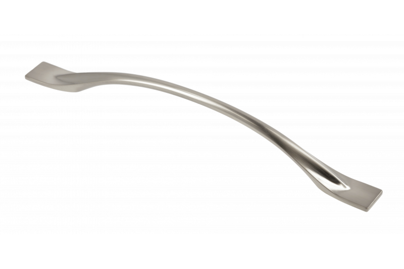 Zamak handle FLOW C = 192 mm inox 1208966037