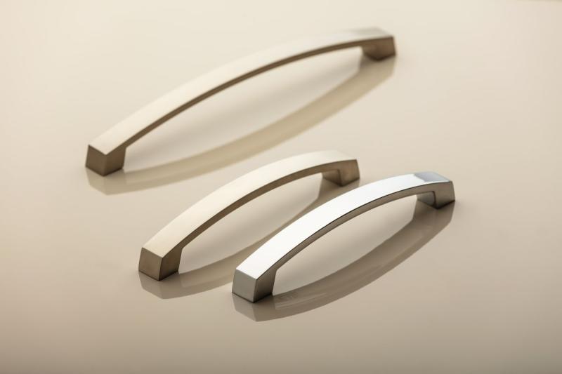 Zamak handle G0, C= 128 mm, aluminum 1208966041