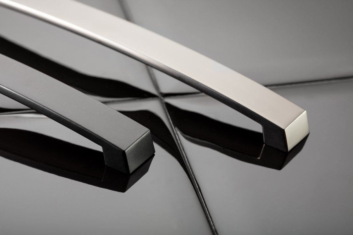 Zamak handle G1 C=160mm aluminium 1208966058 - Productafbeelding 2