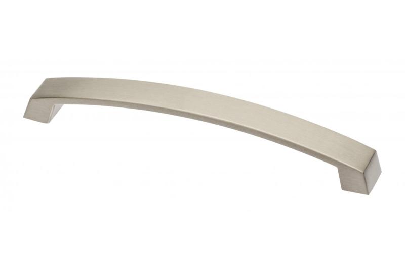 Zamak handle G1 C=160mm brushed steel 1208966059