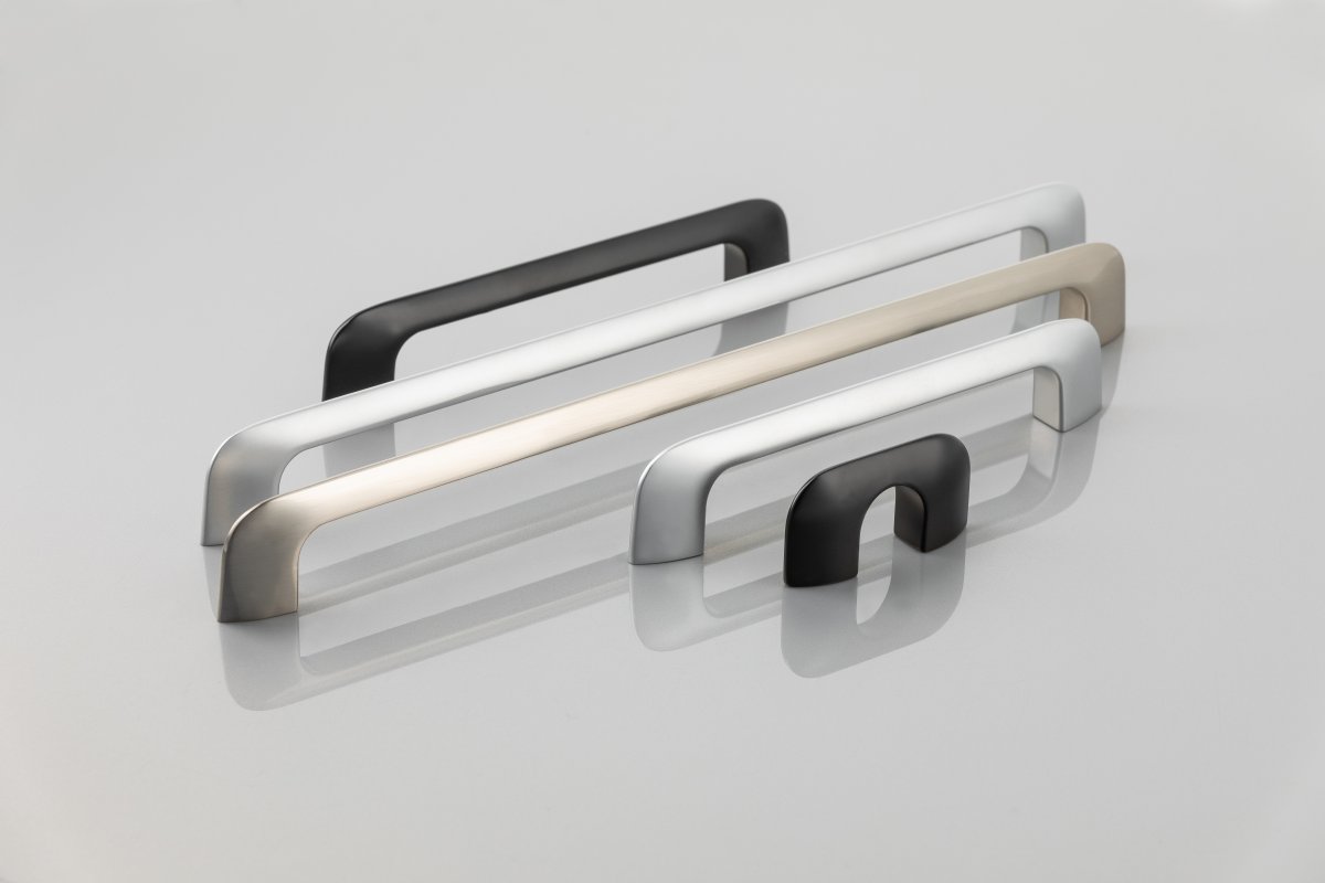 Zamak handle MILANO C=128 inox 1208966110 - Productafbeelding 3