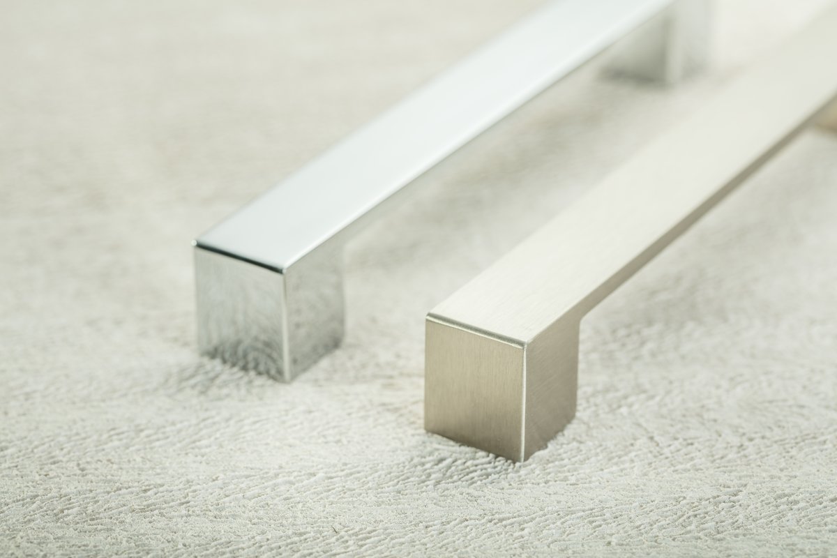 Zamak handle MODENA, C= 192 mm, inox 1208966126 - Productafbeelding 4