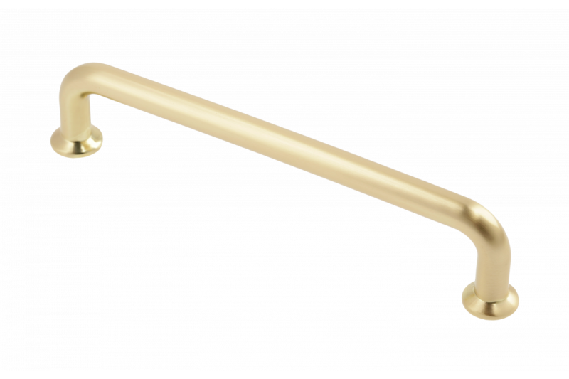 Zamak handle NORD C = 160 mm brushed gold 1208966148