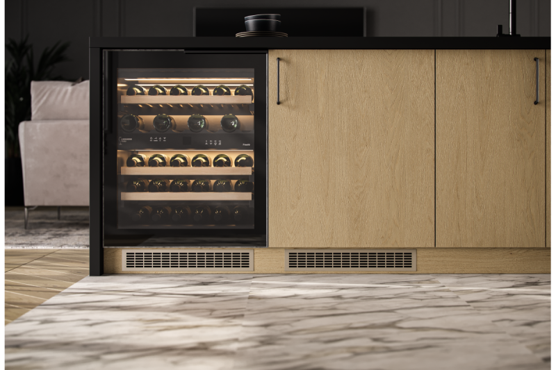 OCTAVIO zamak handle, C=160 mm, black matt 1208966168