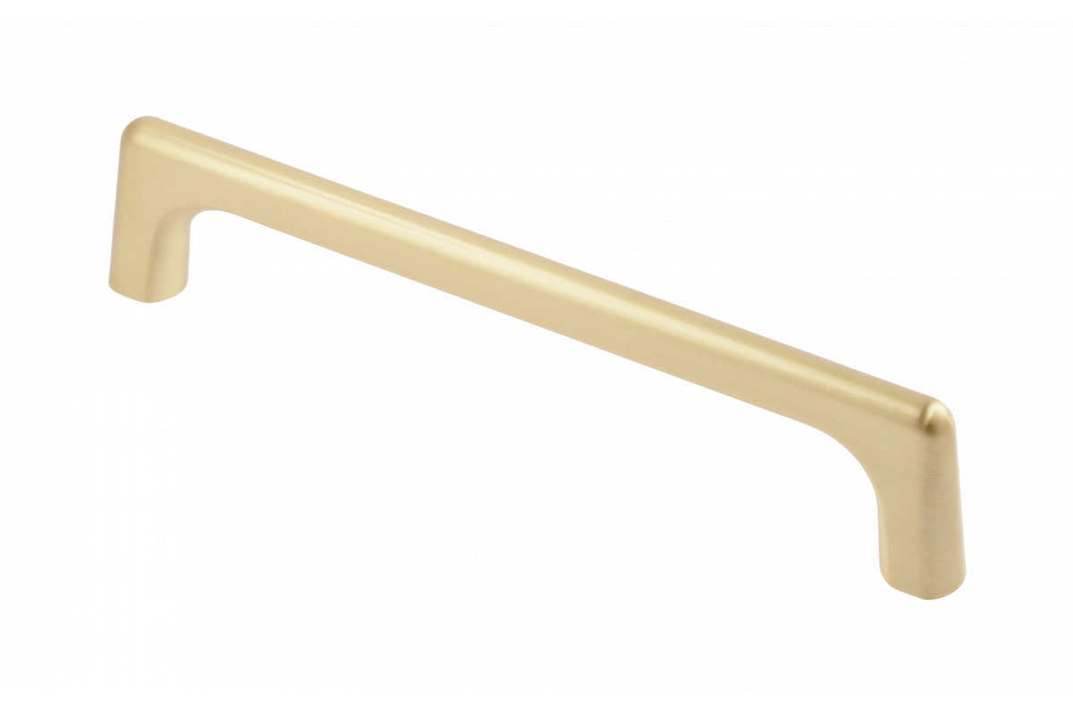 OCTAVIO zamak handle, C=192 mm, gold, brushed 1208966172 - Productafbeelding