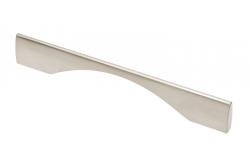 Zamak handle PRATO C=160mm brushed steel 1208966185