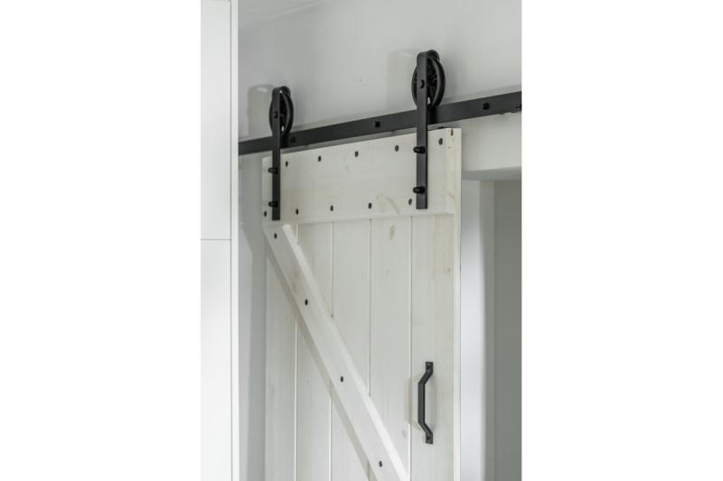 Zamak handle STEP C = 160 mm black matt 1208966205