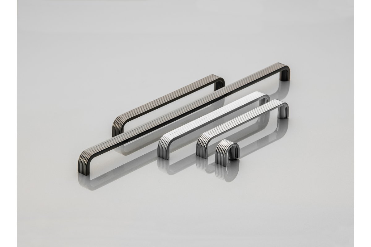 Handle  Shape art VETA C=160mm aluminium 1208966235 - Productafbeelding 2
