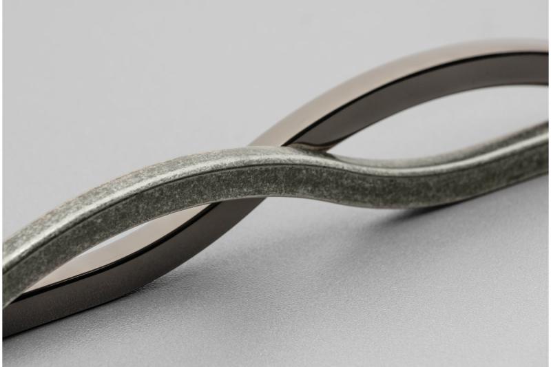 Zamak handle VITO C=288 mm black chrome (BN) 1208966250