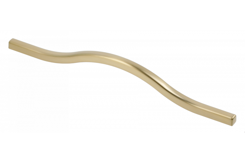 Zamak handle VITO C = 288 mm golden brass 1208966251