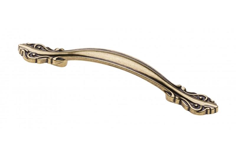 Zamak handle WERONA C=128mm antique brass 1208966253