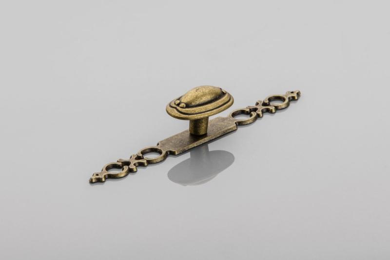 Zamak knob 1146 antique brass 1208966259