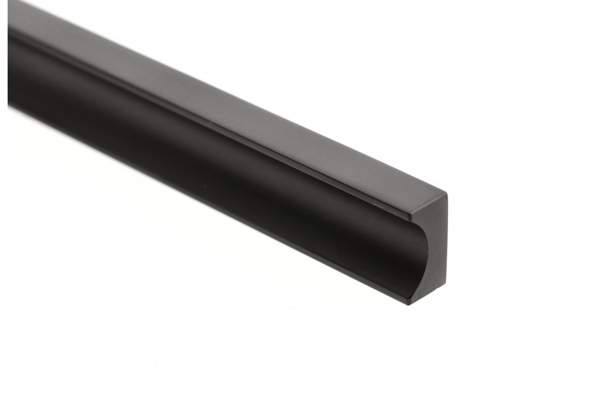 Furniture handle GTV GROOVE, C=160 mm, L=190 mm, Al, matt black 1208966981 - Productafbeelding 2