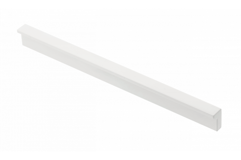 Furniture handle GTV PILLAR, C=160 mm, L=190 mm, Al, white matt 1208966992