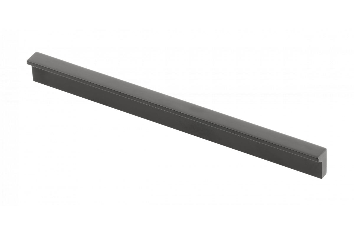 Furniture handle GTV PILLAR, C=160 mm, L=190 mm, Al, matt black 1208966993 - Productafbeelding