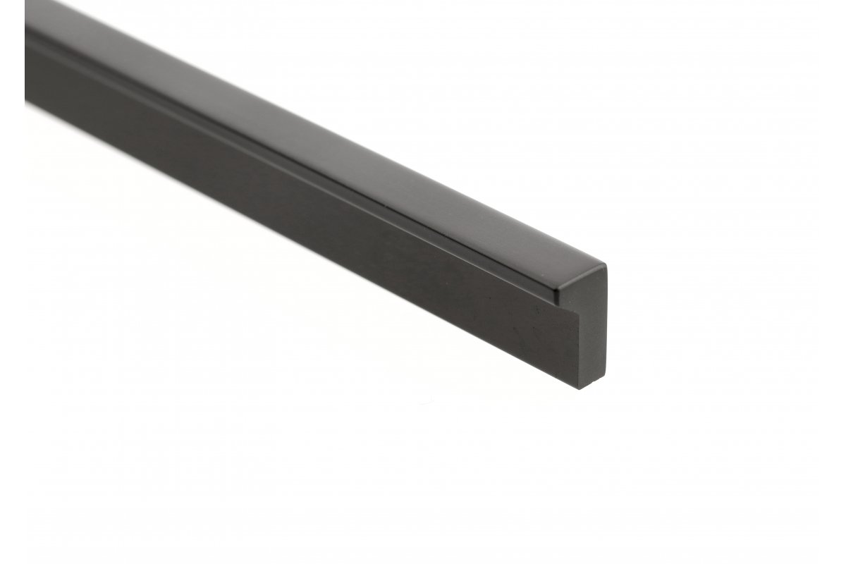 Furniture handle GTV PILLAR, C=160 mm, L=190 mm, Al, matt black 1208966993 - Productafbeelding 2