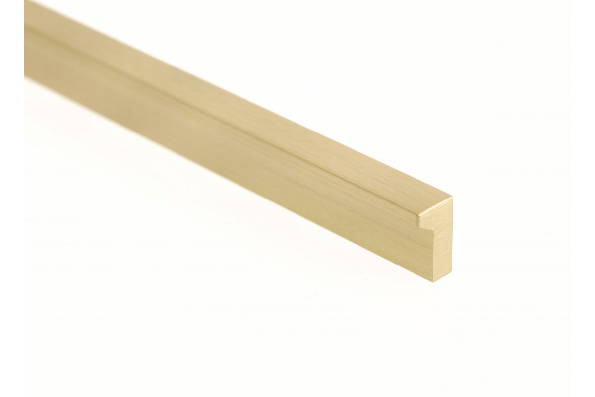 Furniture handle GTV PILLAR, C=160 mm, L=190 mm, Al, light brushed gold 1208966994 - Productafbeelding 2