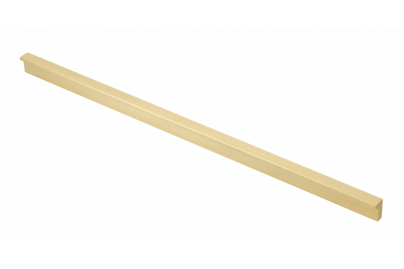 Furniture handle GTV PILLAR, C=320 mm, L=360 mm, Al, light brushed gold 1208966998