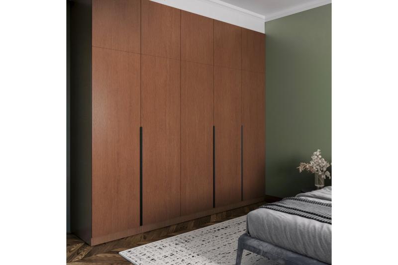 Furniture holder GTV TREX CROSS, C=3x352 mm, L= 1200 mm, Al, black matt 1208967000