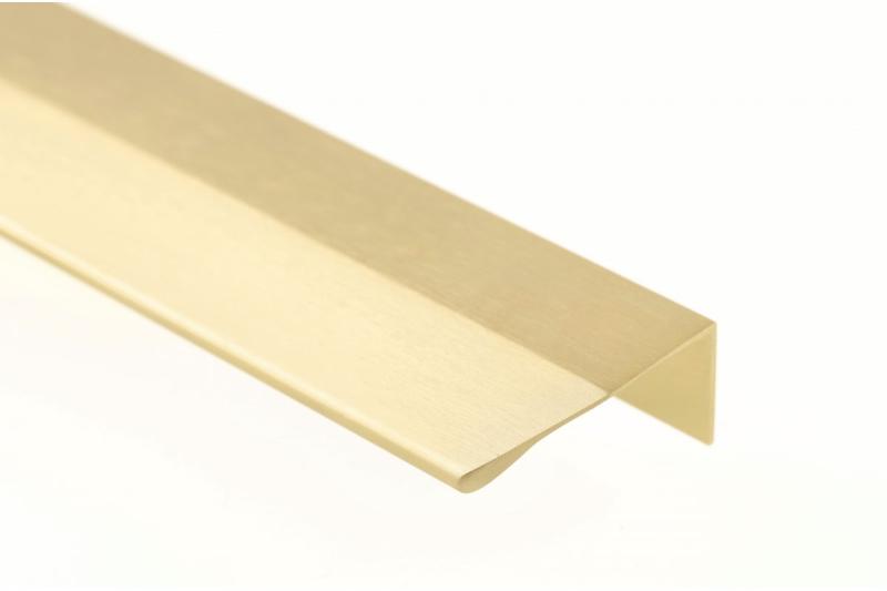 Furniture handle GTV TREX CROSS, C=3x352 mm, L= 1200 mm, Al, light brushed gold 1208967001