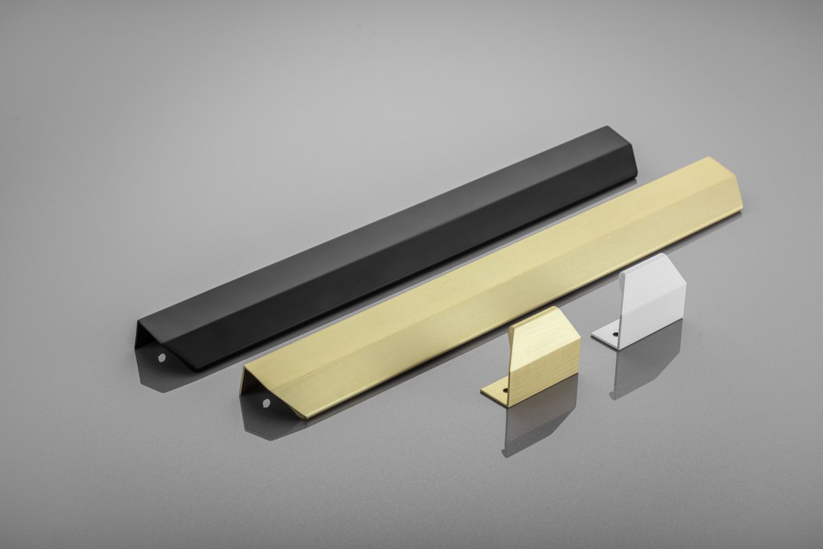 Furniture handle GTV TREX CROSS, C=32 mm, L=50 mm, Al, white matt 1208967005 - Productafbeelding 2