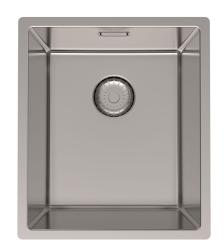 Pure.Sink Prestige RVS spoelbak 34x40 cm 10mm radius onderbouw, vlakbouw en opbouw PPG3440-02