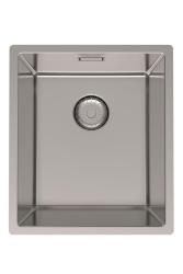 Pure.Sink Prestige RVS spoelbak 34x40 cm 10mm radius onderbouw, vlakbouw en opbouw PPG3440-02