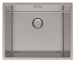 Pure.Sink Prestige RVS spoelbak 50x40 cm 10mm radius onderbouw, vlakbouw en opbouw PPG5040-02