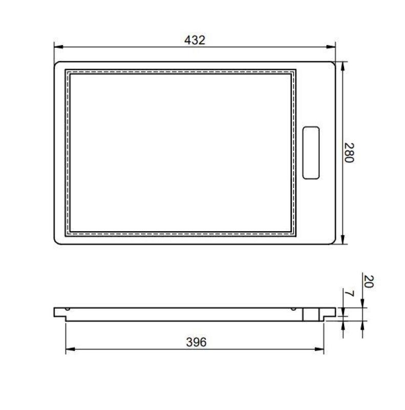 Pure.Sink Prestige snijplank hout PPGCB40-23