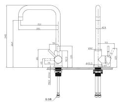 Pure.Sink Elite Steel Pure keukenkraan Mat zwart PS8010-10